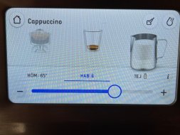 Sage Barista Touch kávégép bemutató tejhabosítás mennyiség