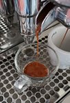 Kapucziner Kávémanufaktúra Modica Blend szemeskávé teszt csapolás