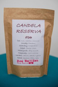 Red Baggies Panama Candela Reserva szemeskávé teszt csomagolás